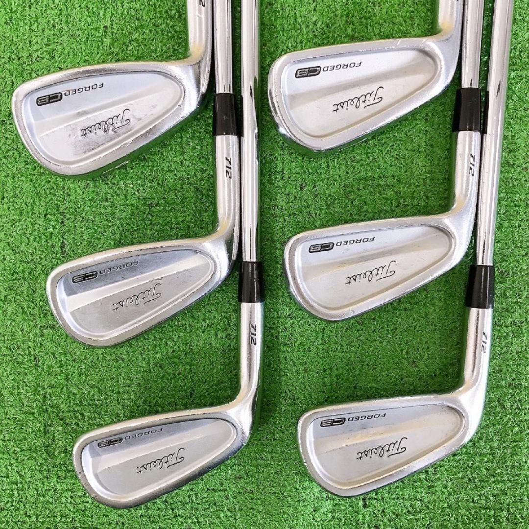 ツ66★タイトリスト CB712 6本レフティアイアンセット Titleist左