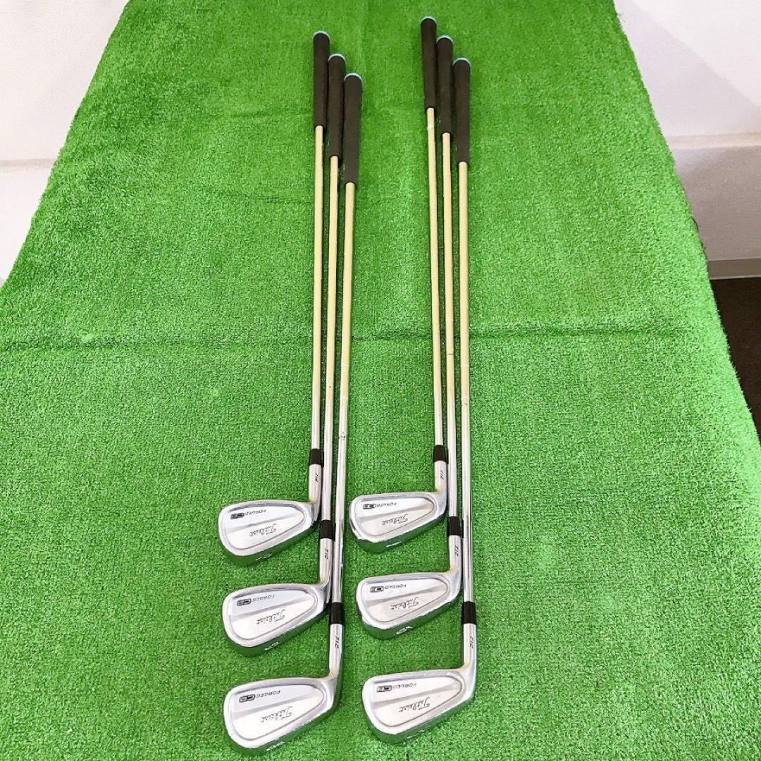 ツ66★タイトリスト CB712 6本レフティアイアンセット Titleist左