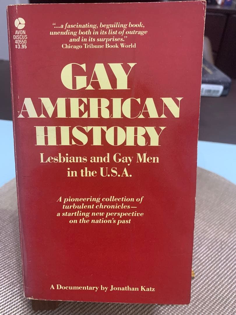 洋書 GAY AMERICAN HISTORY Jonathan Katz