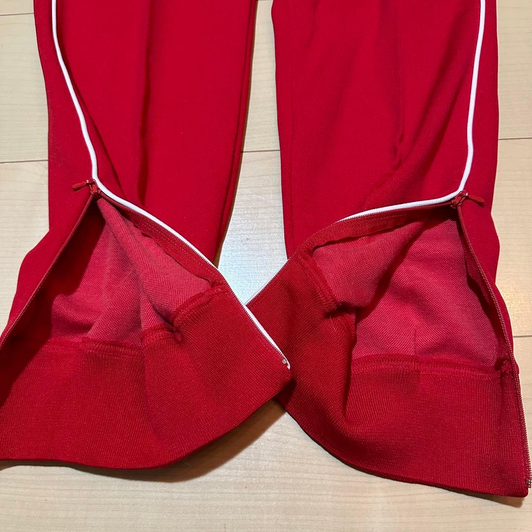 80s adidas アディダス トラックパンツ 赤　西ドイツ デサント製