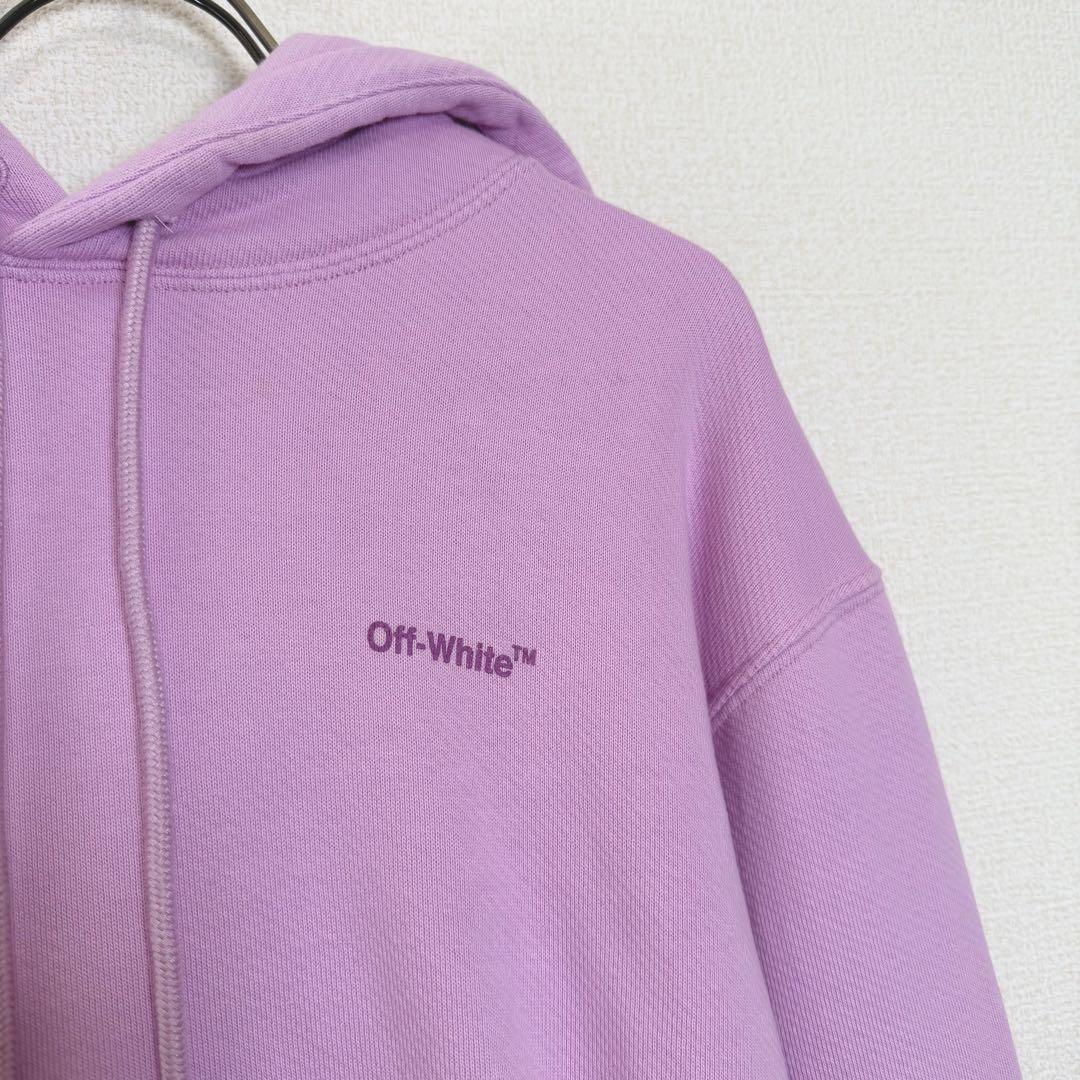 off-white オフホワイト パーカー ライラック