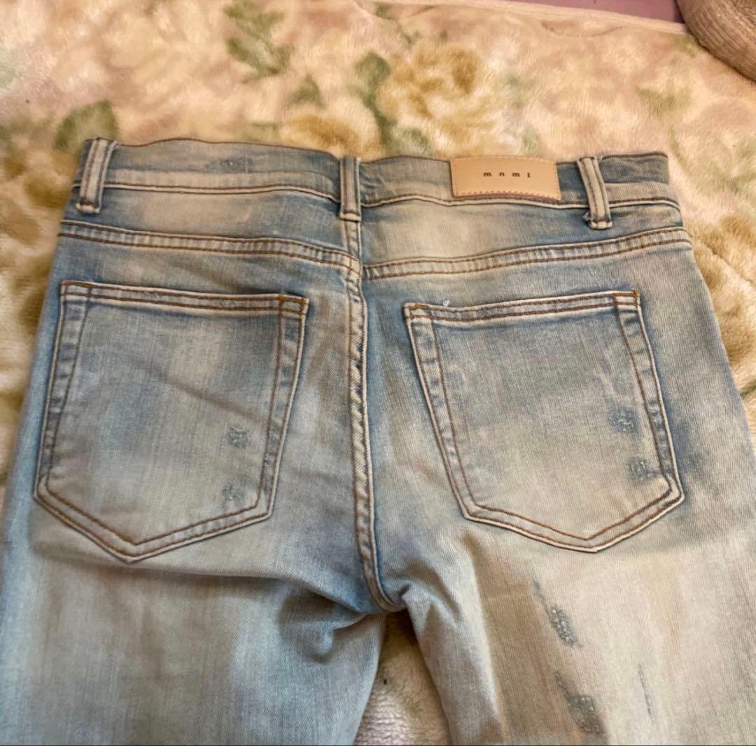 わらびもち専　mnml スキニーパンツ　30
