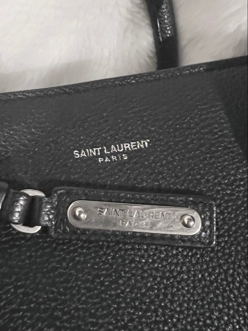 よ*う様 SAINT LAURENT ブラックレザー サックドジュール 保証書付