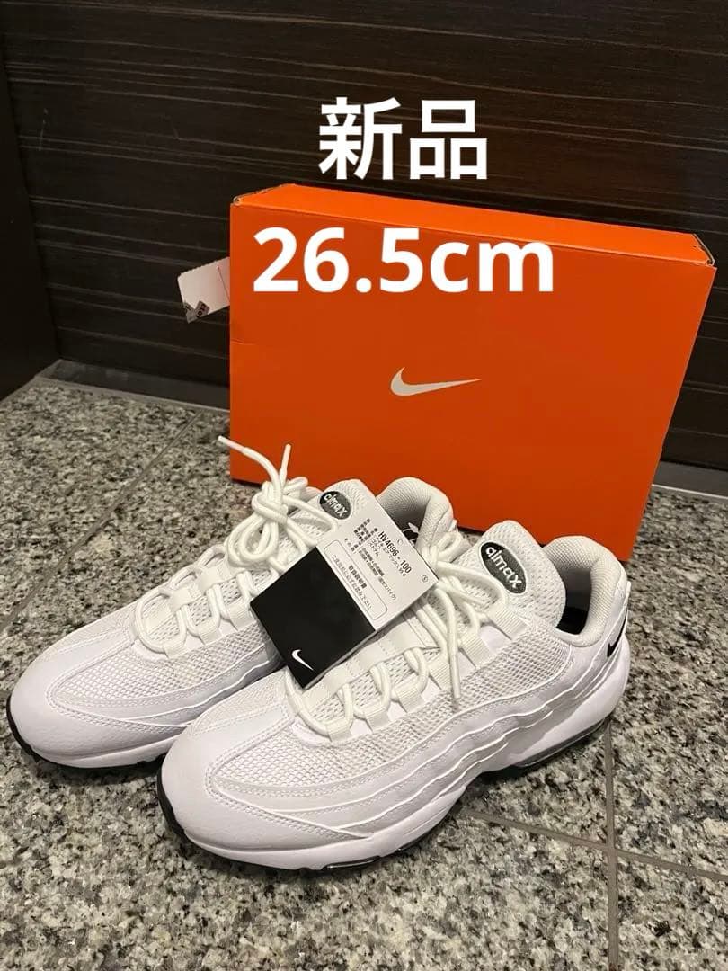 ★新品★ NIKE GOLF AIR MAX '95 ホワイト26.5cm