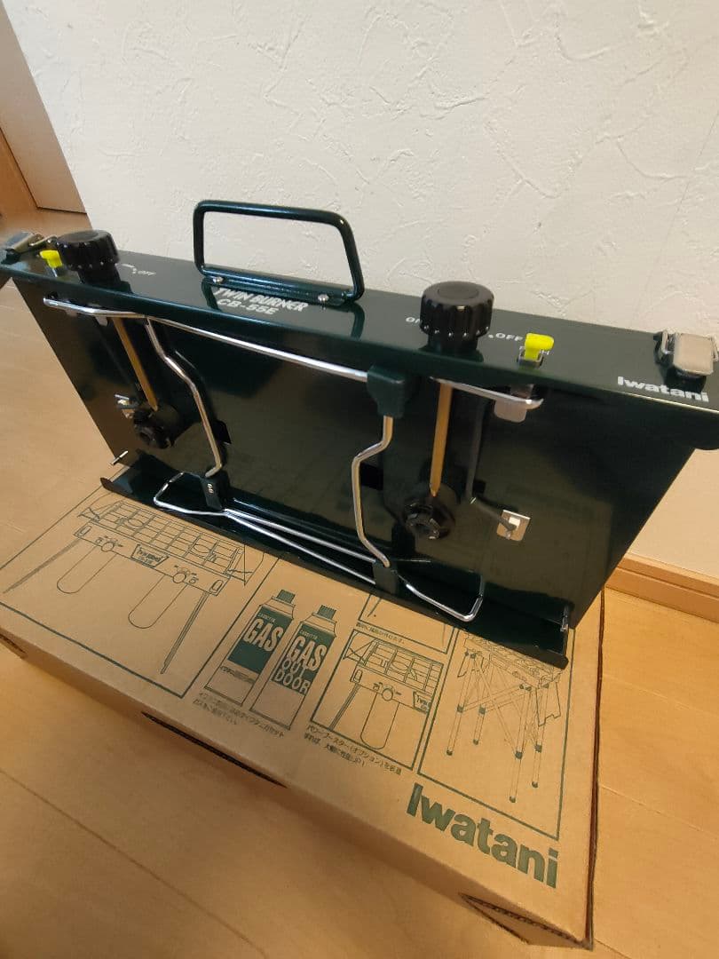 【廃盤 未使用】 イワタニ CB-55E ツインバーナー ツーバーナー 新品
