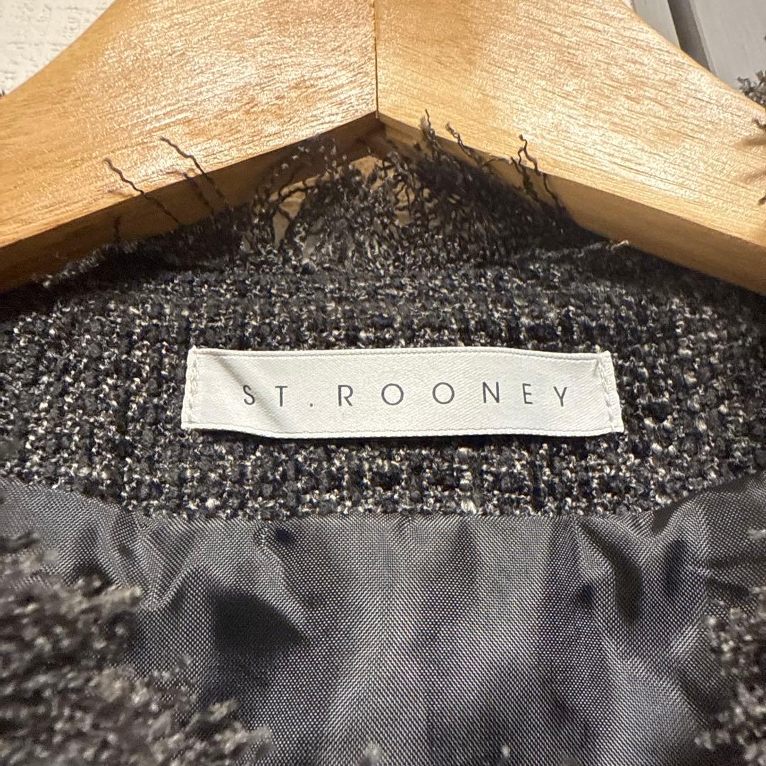 ST. ROONEY ブラック ノースリーブベスト