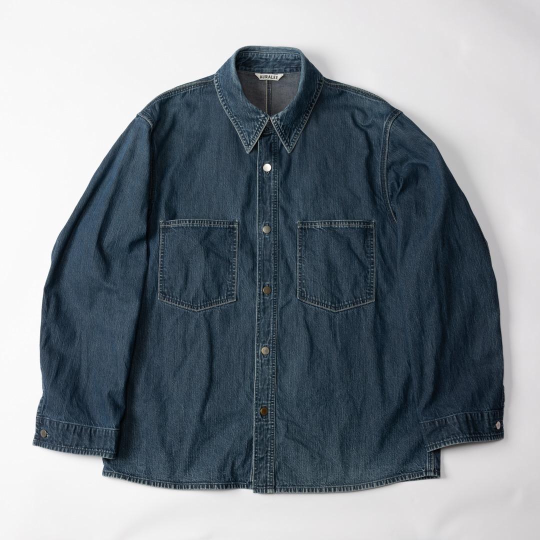 ジャケット・アウター AURALEE DENIM SHIRTS BLOUSON size4