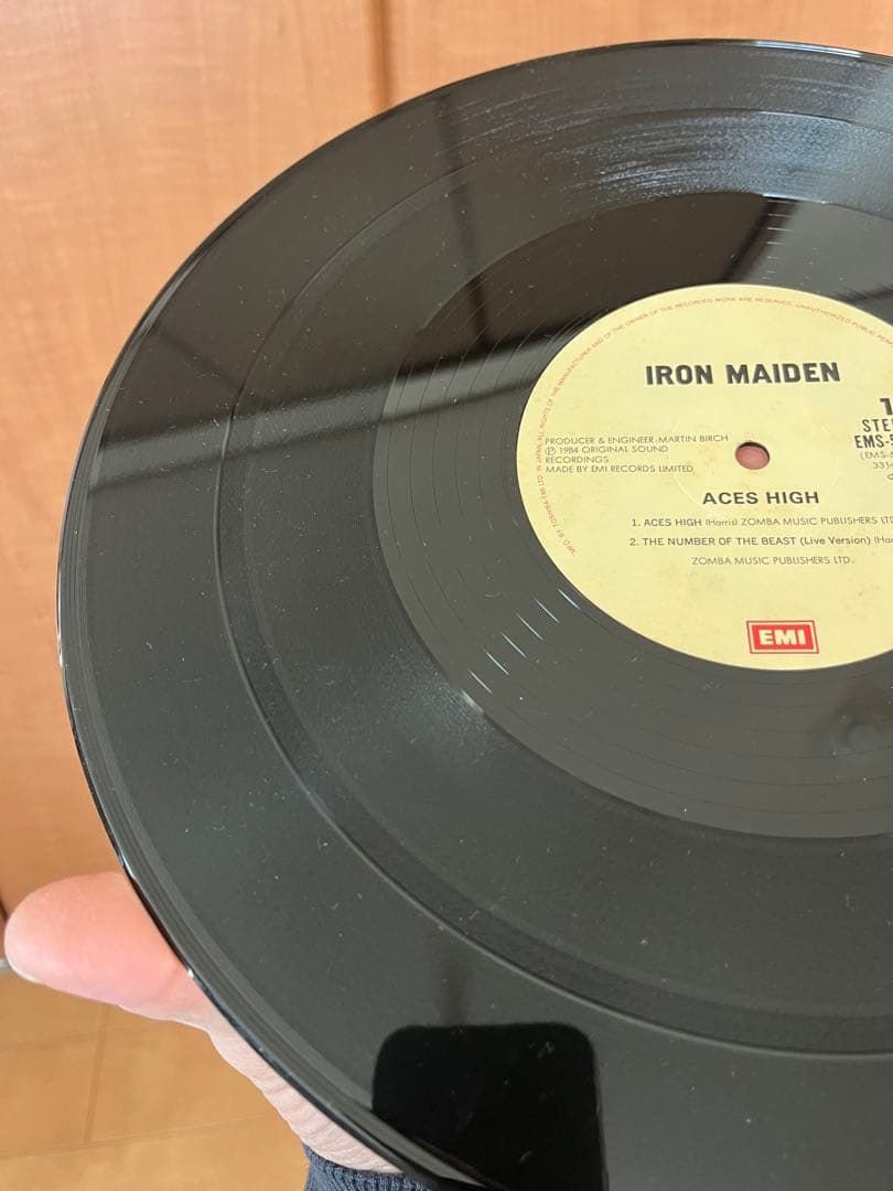 IRON MAIDEN ACES HIGH 来日記念盤
