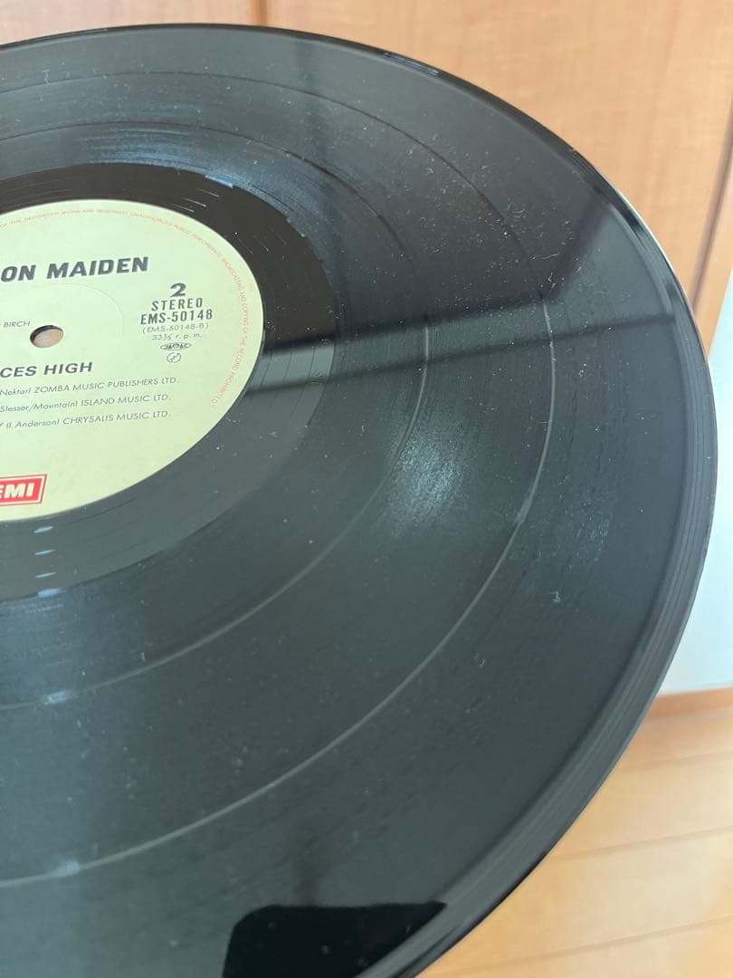 IRON MAIDEN ACES HIGH 来日記念盤