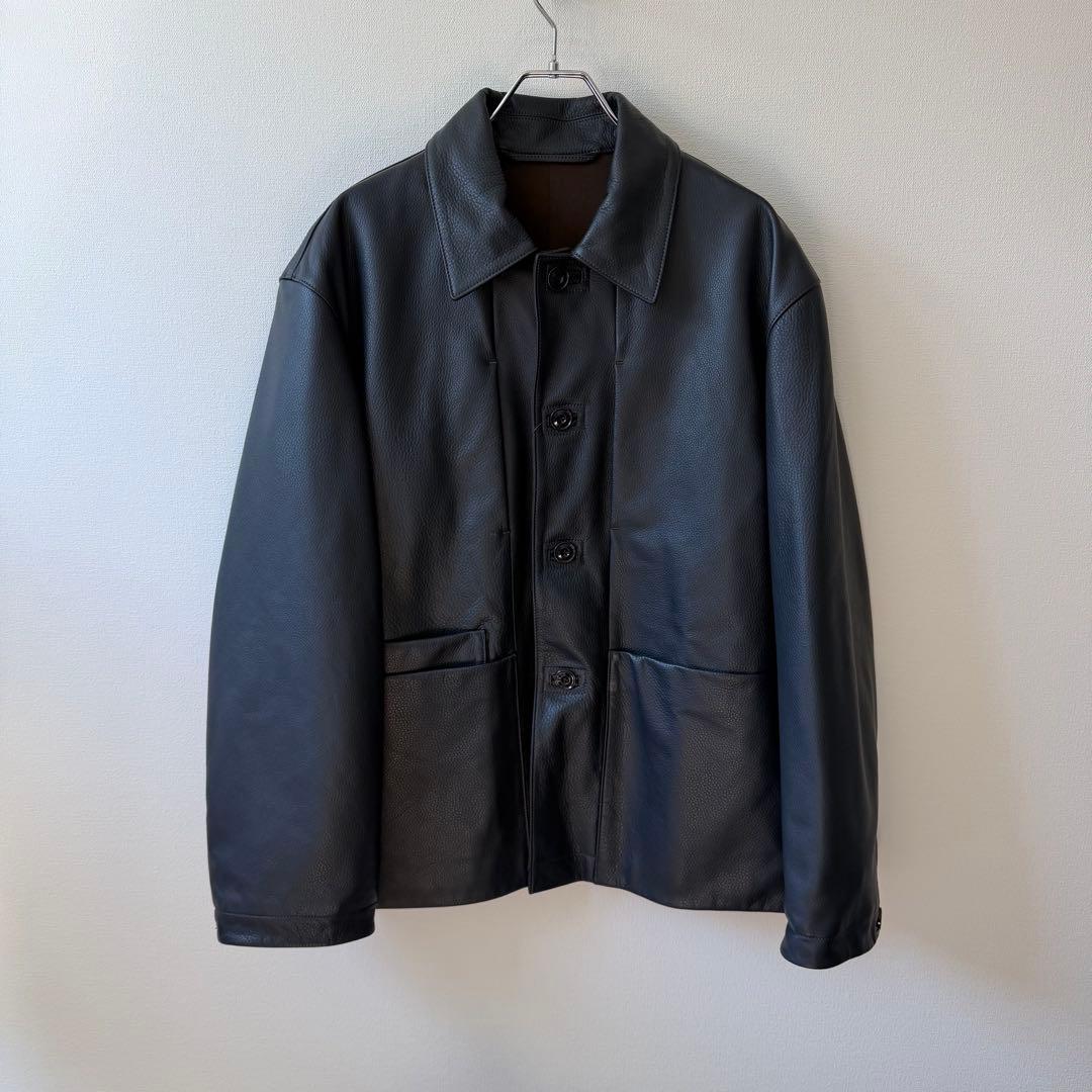 マ*ク様 LEMAIRE LEATHER WORKWEAR JKT