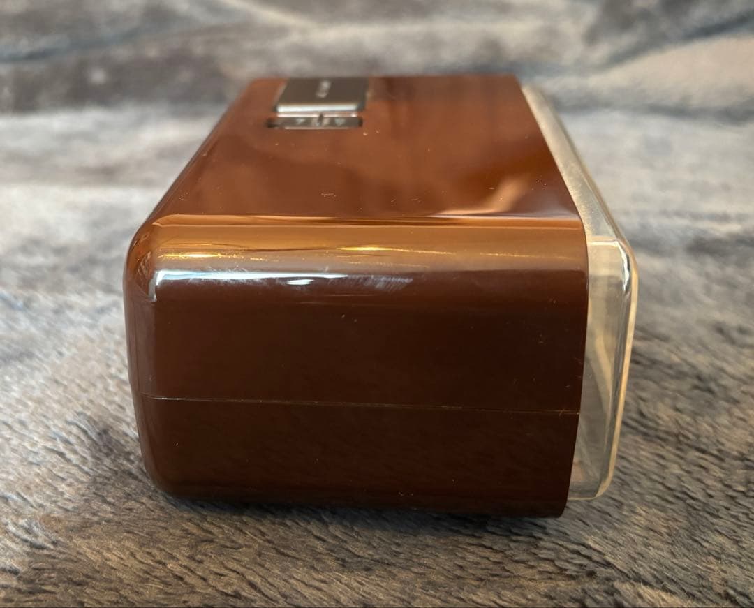 BRUNO 目覚まし時計 茶色 廃盤品