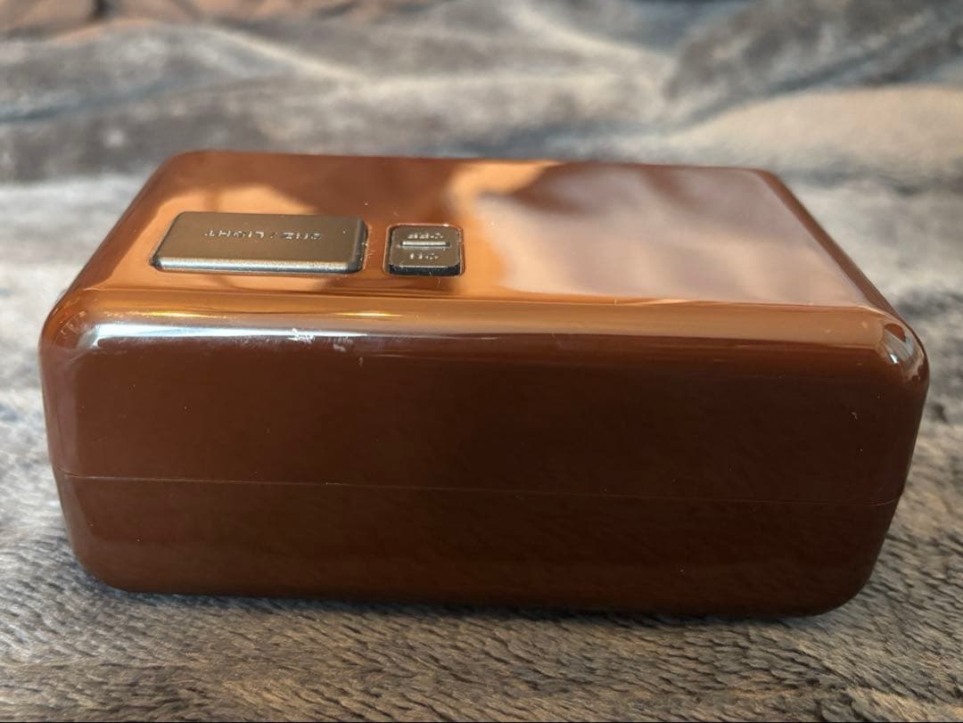 BRUNO 目覚まし時計 茶色 廃盤品