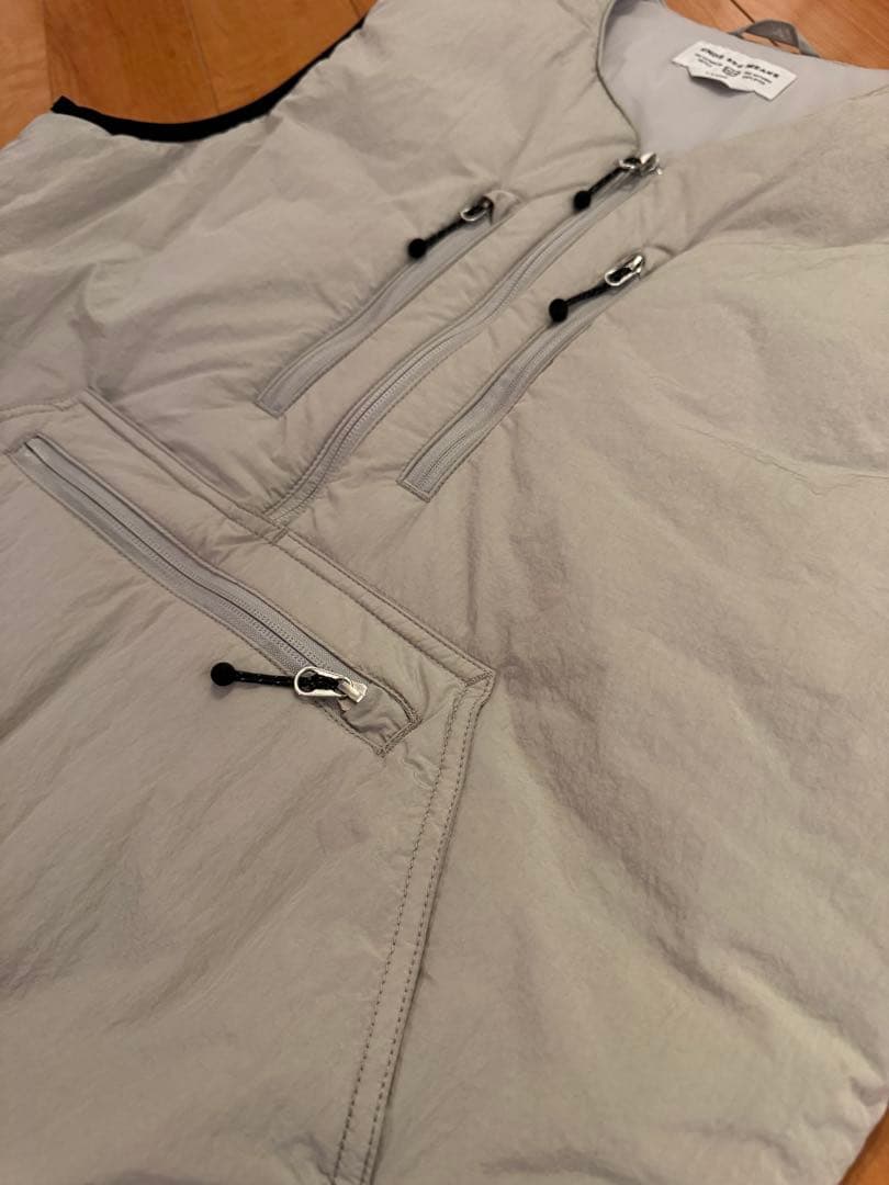 美品 ENDS and MEANS Tactical Puff Vest L