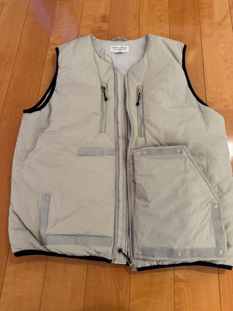 美品 ENDS and MEANS Tactical Puff Vest L