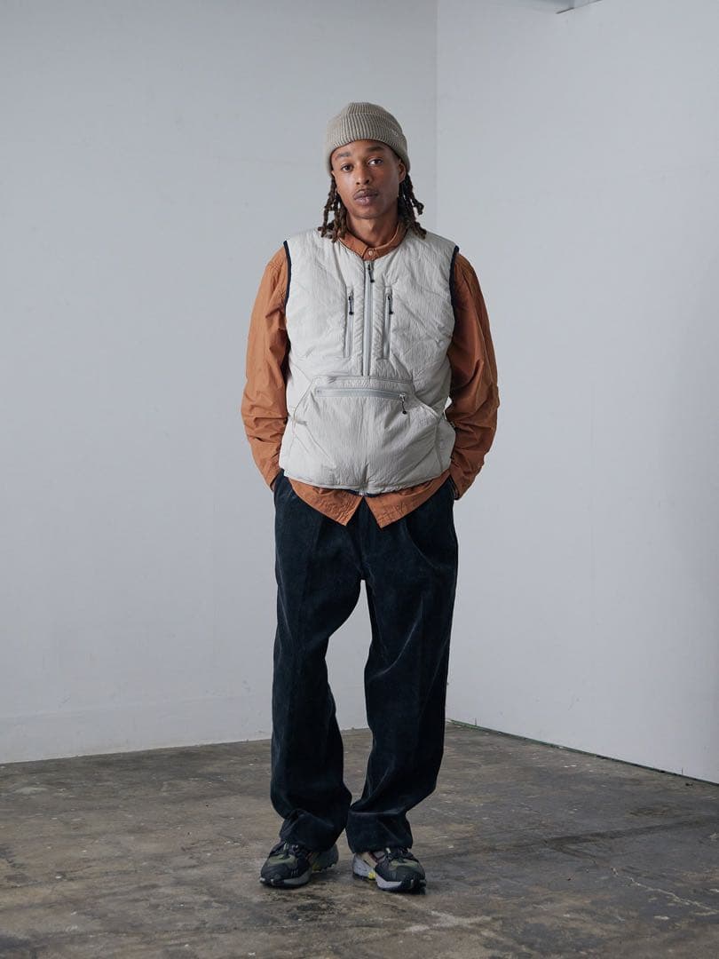 美品 ENDS and MEANS Tactical Puff Vest L