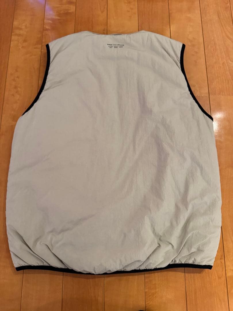 美品 ENDS and MEANS Tactical Puff Vest L