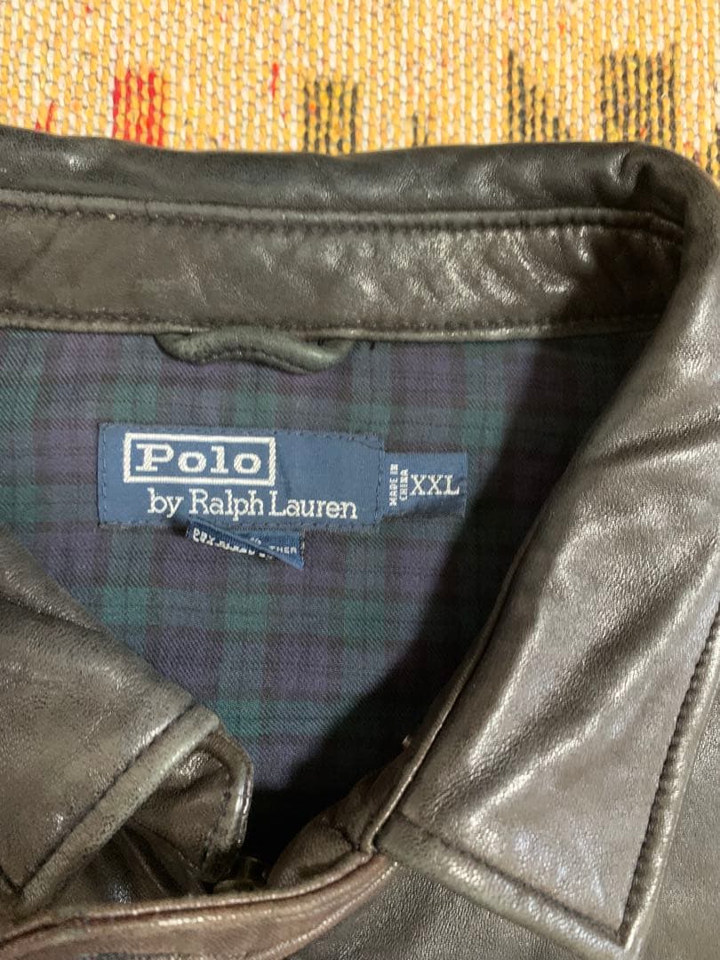 ジャケット・アウター Ralph Lauren lamb leather jacket Black