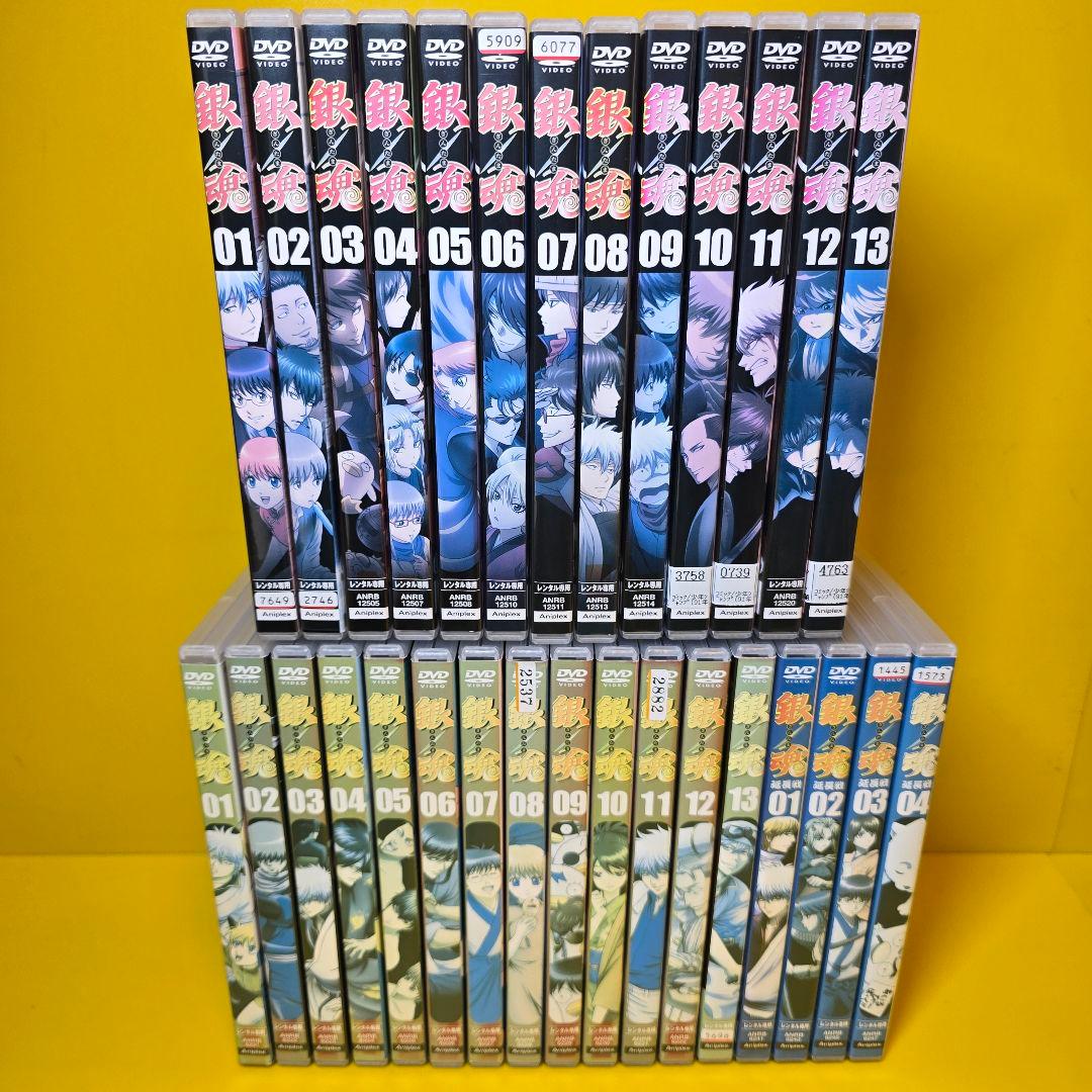 新品ケース交換済み 銀魂【DVD】シリーズ全104巻セット劇場版/ 4作品