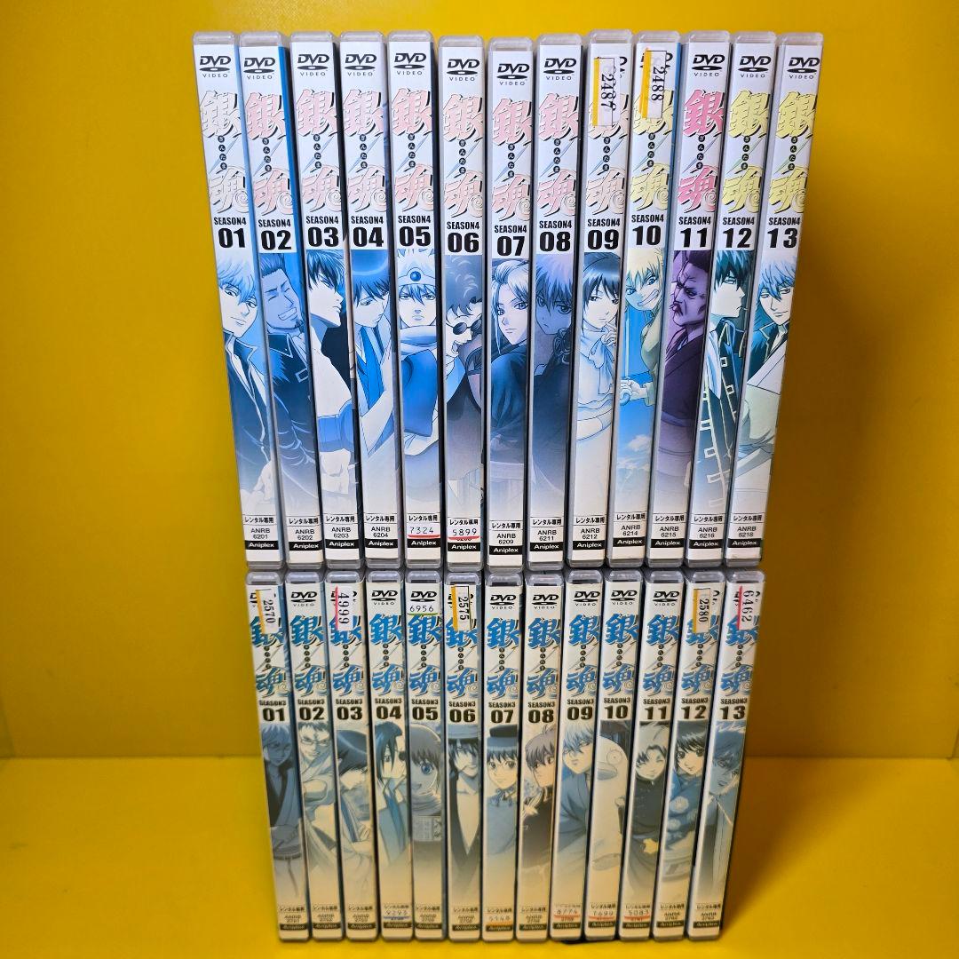 新品ケース交換済み 銀魂【DVD】シリーズ全104巻セット劇場版/ 4作品