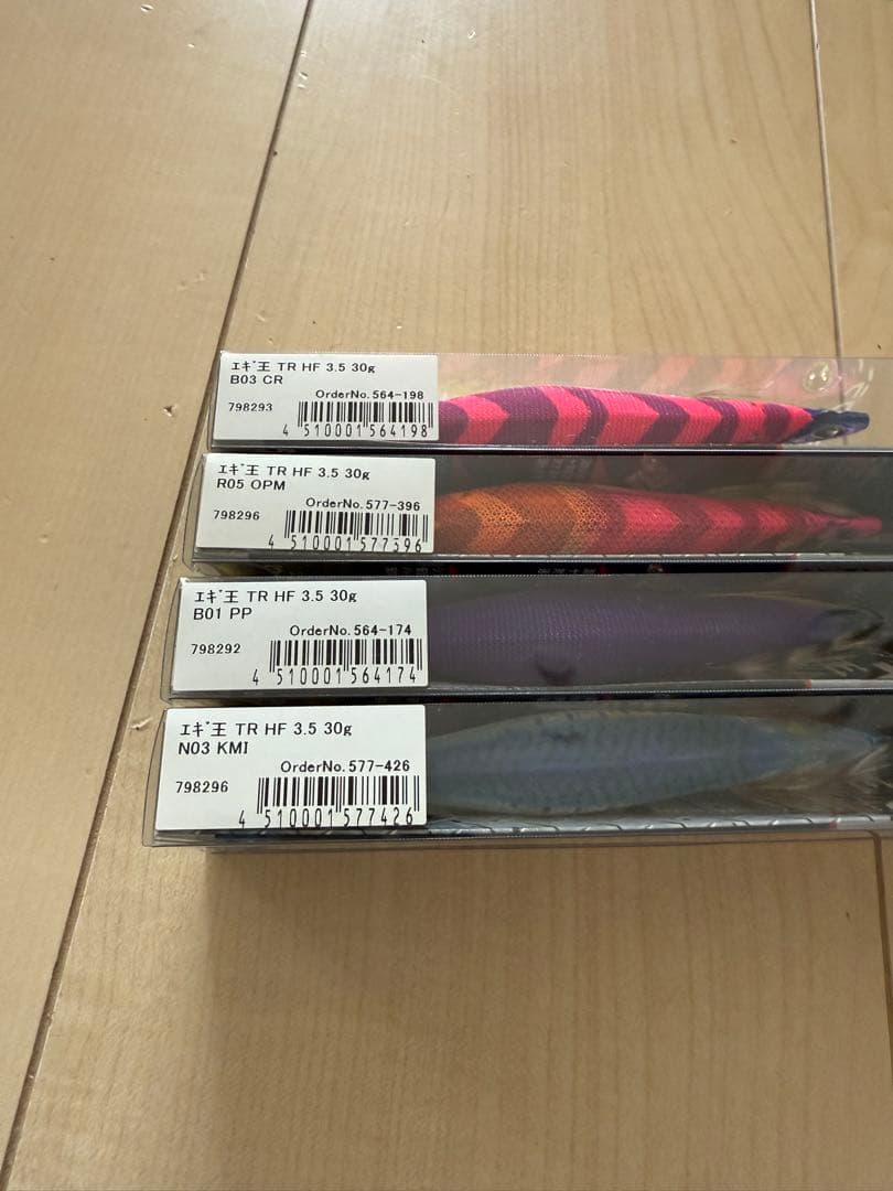 エギ王TR 3.5号 30g 4色セット 廃盤品