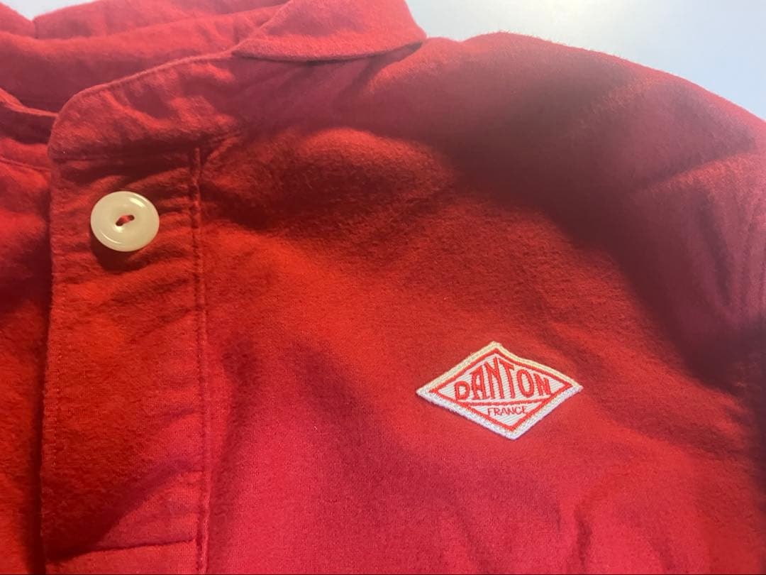 DANTON ワークシャツ レッド 36 ダントン