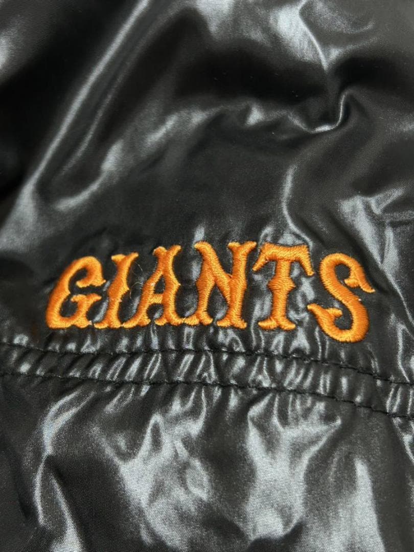 横*ジ様 GIANTS ジャイアンツ 読売巨人軍 ベンチコート 中綿入り フード