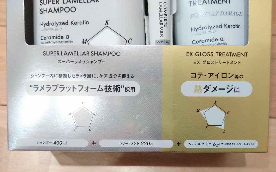 3個セット　ジアンサー　シャンプー　トリートメント　ヘアミルク　熱ダメージ　金