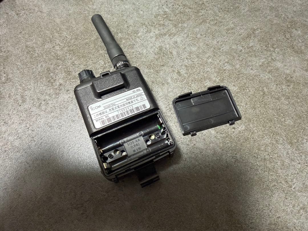 アイコム ICOM 赤 広帯域ハンディレシーバー IC-R6 訳あり レッドカラ