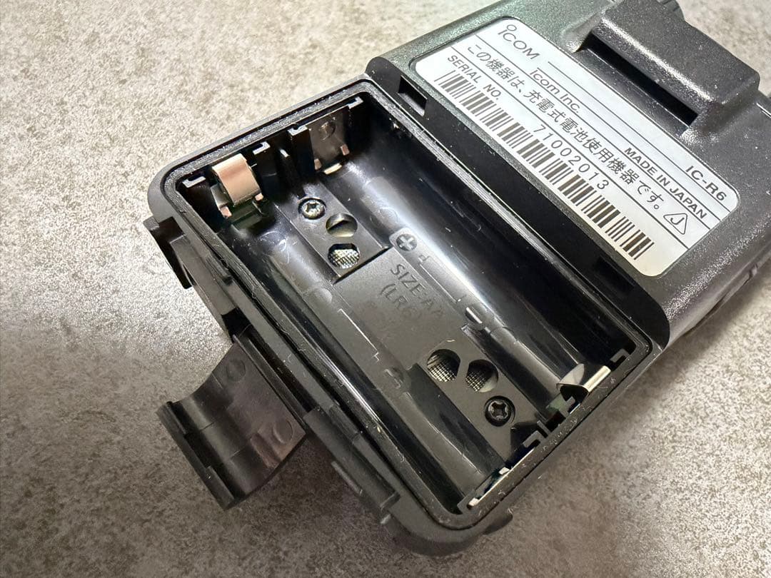 アイコム ICOM 赤 広帯域ハンディレシーバー IC-R6 訳あり レッドカラ