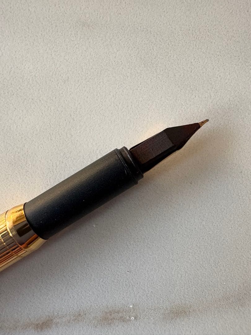 ダンヒル 万年筆 14K 585 ゴールド ボールペン セット ドイツ製 箱付