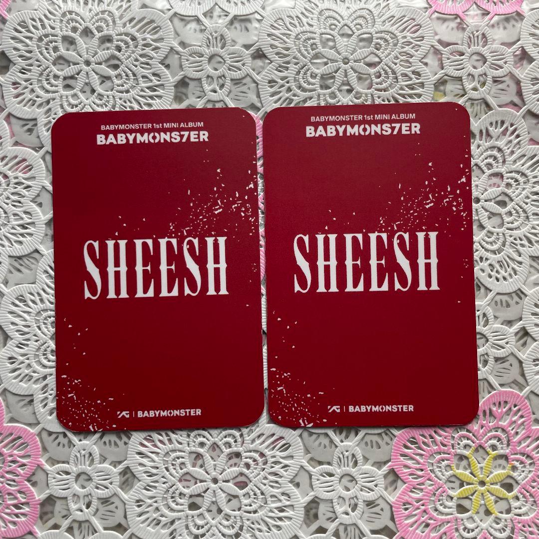 BABYMONSTER SHEESH 1.0 アサ ベビモン トレカ 2枚
