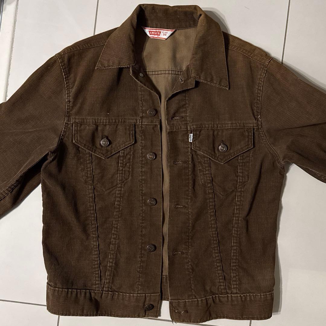 70s Levi's 70505 コーデュロイ ブラウン 38 BIGE