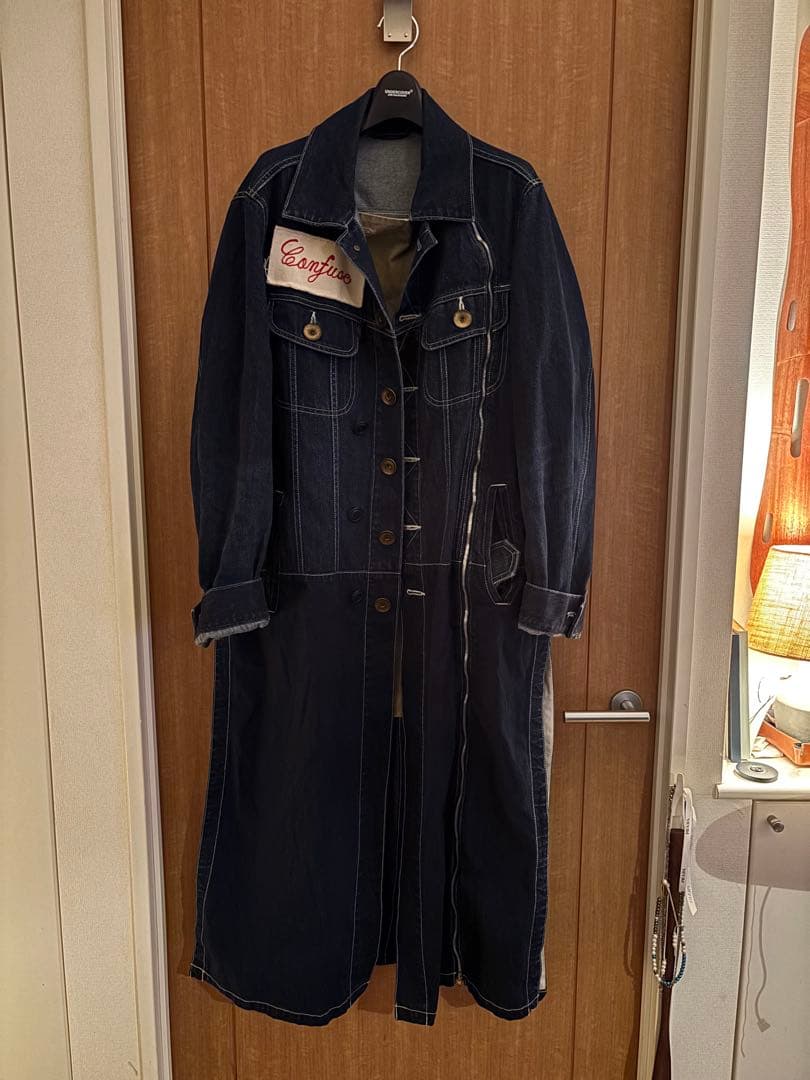【極美品】ミハラヤスヒロ デニムロングコート 2017AW 定価4.1万