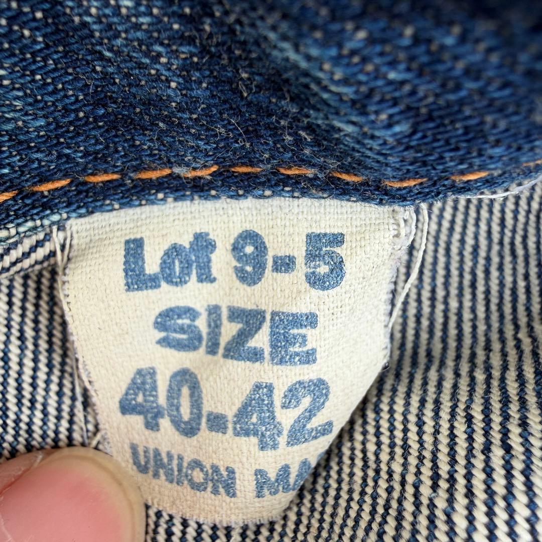 鬼色落ち✨ 2nd 40~42 BigE W902-J デニムジャケット Ues