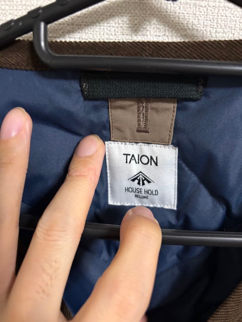 TAION × HOUSE HOLD / タイオン別注 ダウンベストデニムシャツ