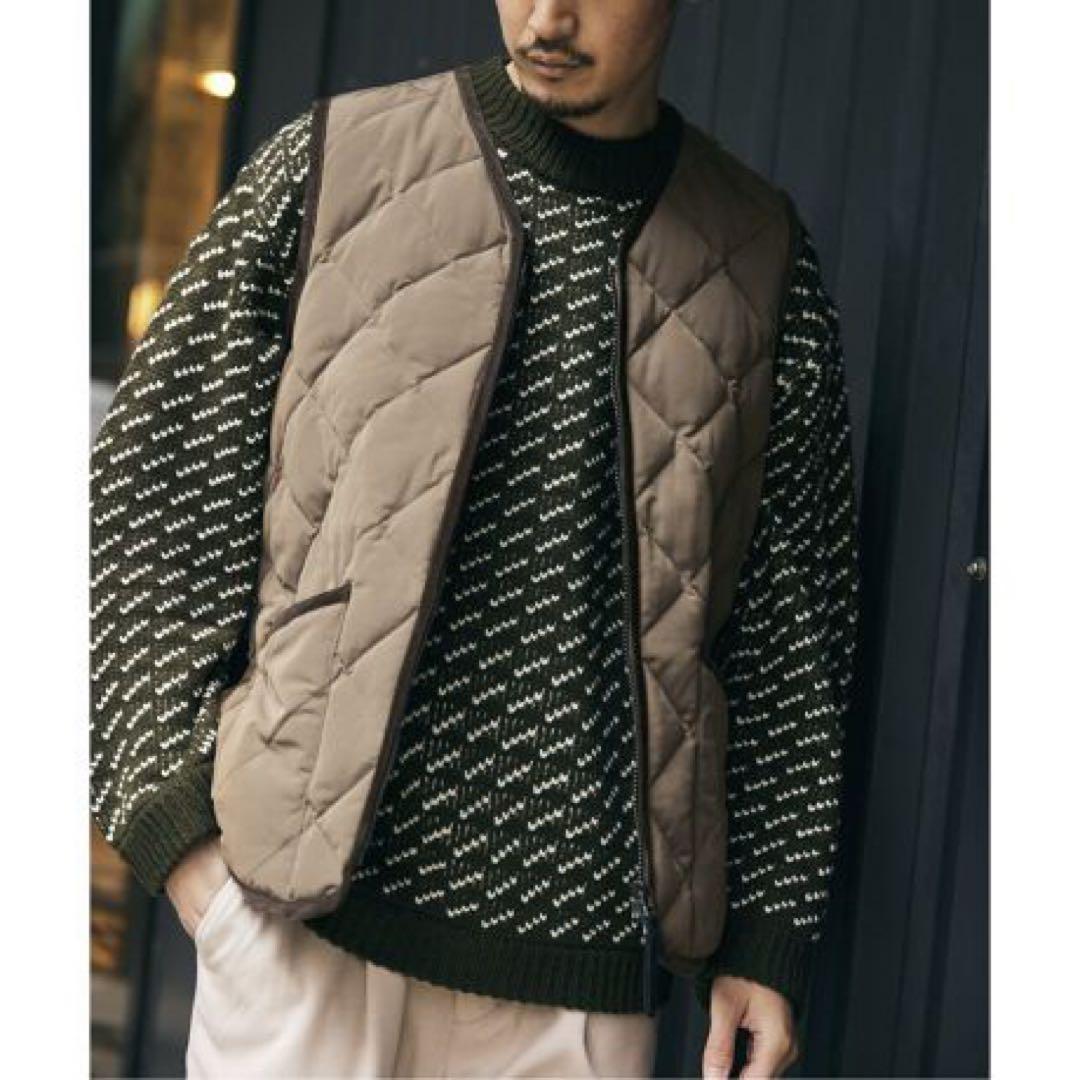 TAION × HOUSE HOLD / タイオン別注 ダウンベストデニムシャツ