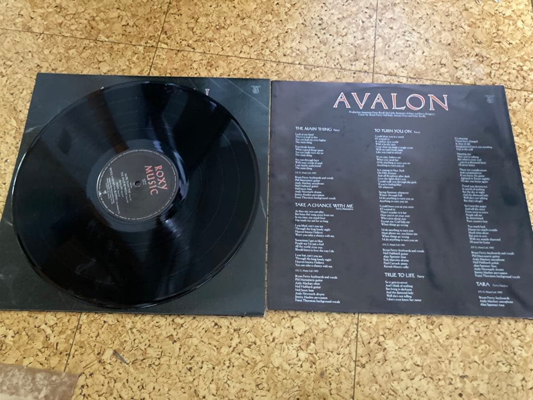 美品！！Roxy Music Avalon LPレコード