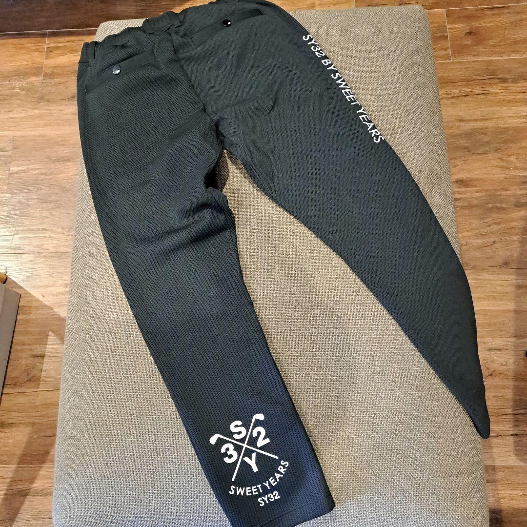 限定値下げSY32 GOLF ブラック ハーフジップセットアップsize M