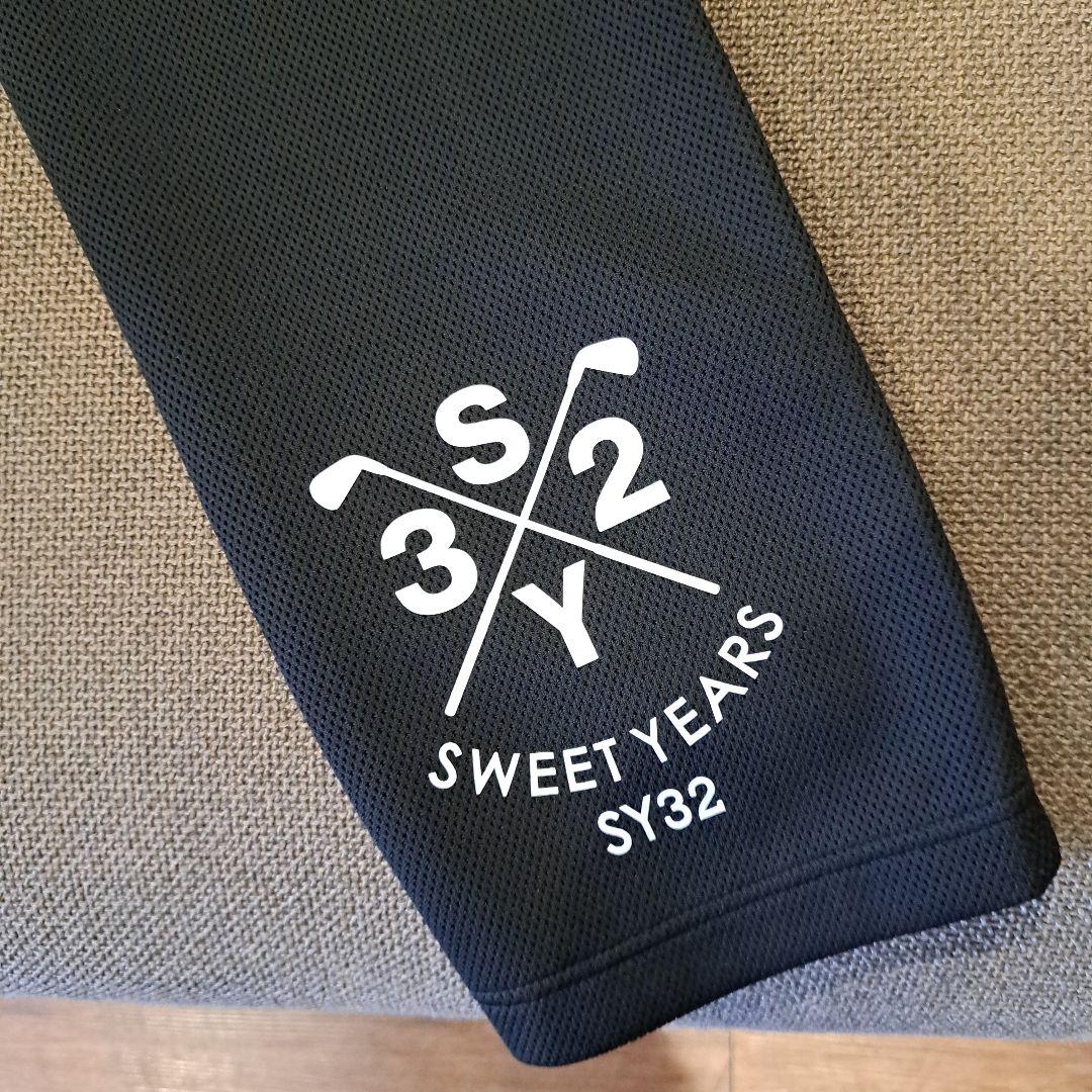 限定値下げSY32 GOLF ブラック ハーフジップセットアップsize M