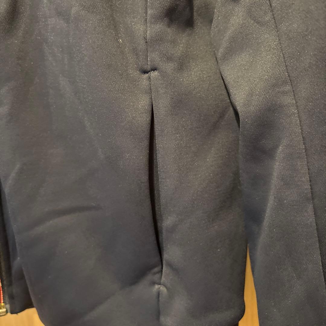 極美品 DESCENTE ネイビー 裏起毛スエットジャージ上下セットアップ M