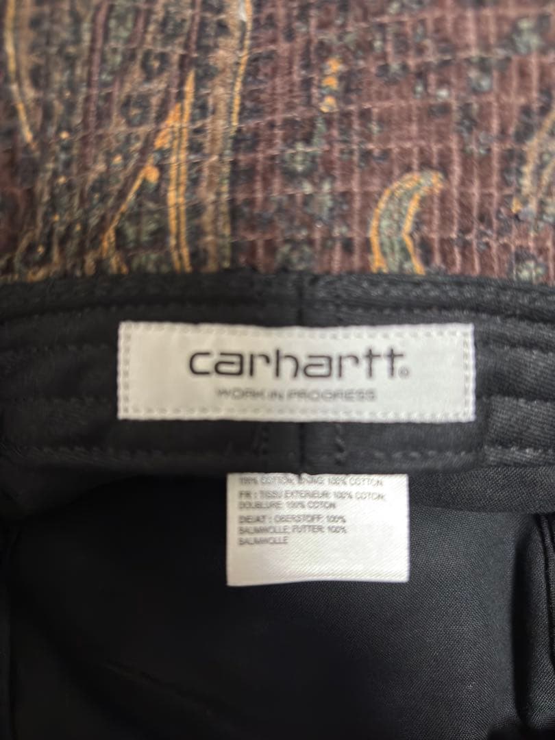 carhartt ペイズリー柄 バケットハット