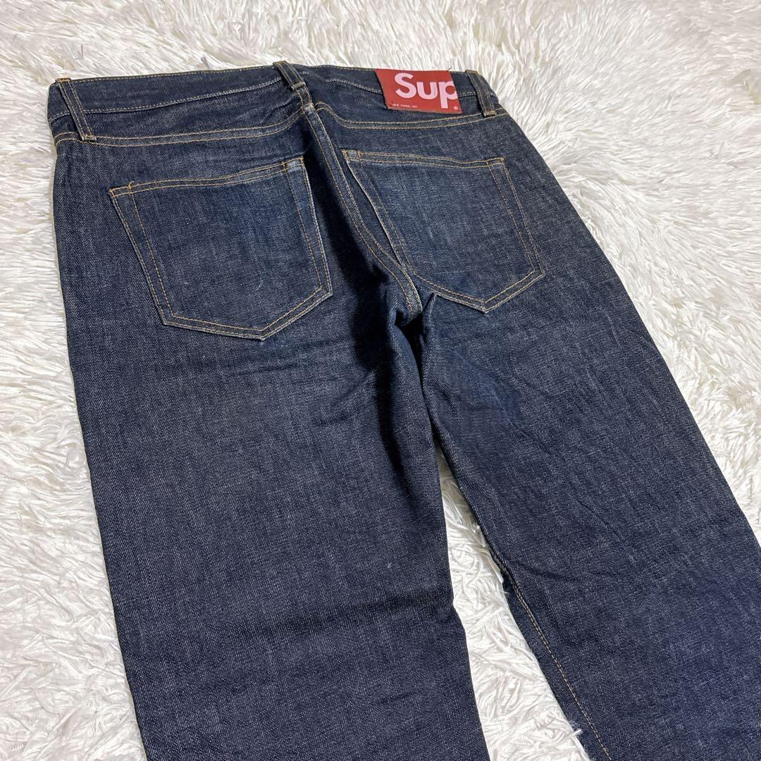 SUPREME シュプリーム　デニム　30 濃紺　ストレート　アメリカ製