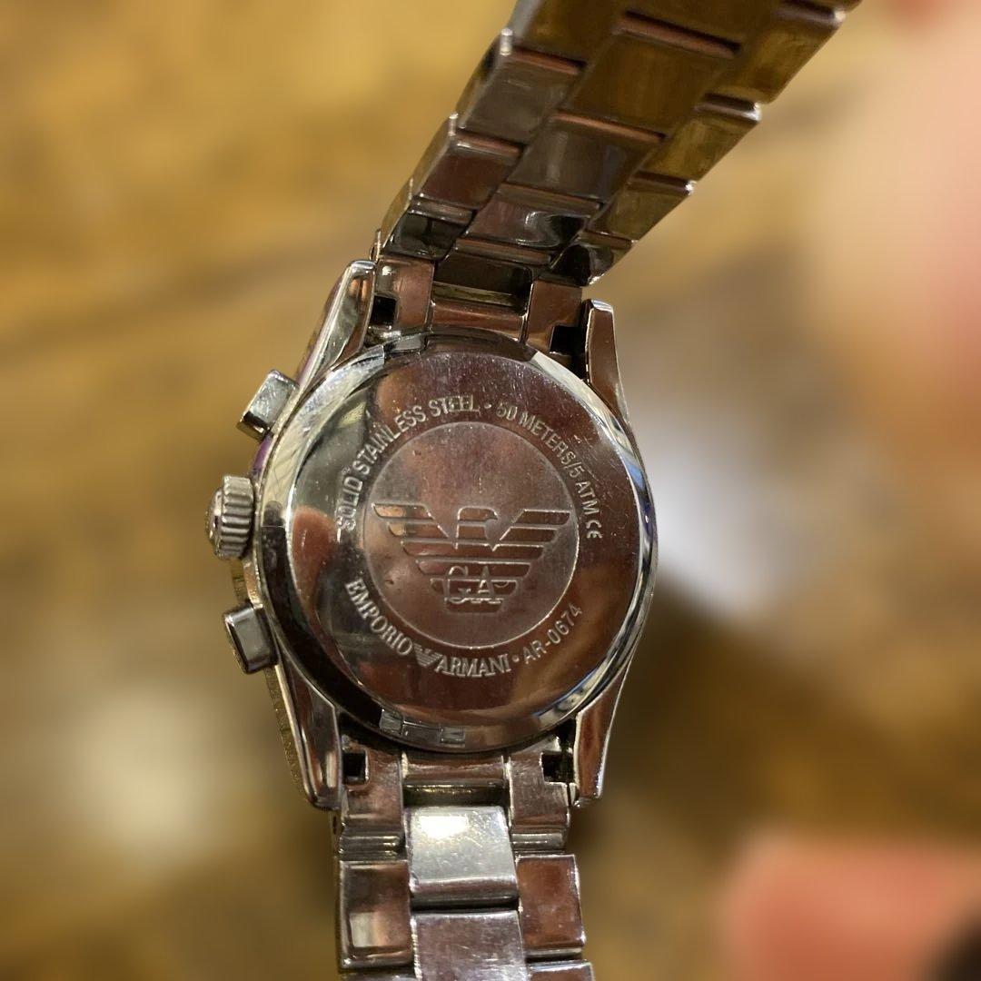 Armani 金属ベルト 時計