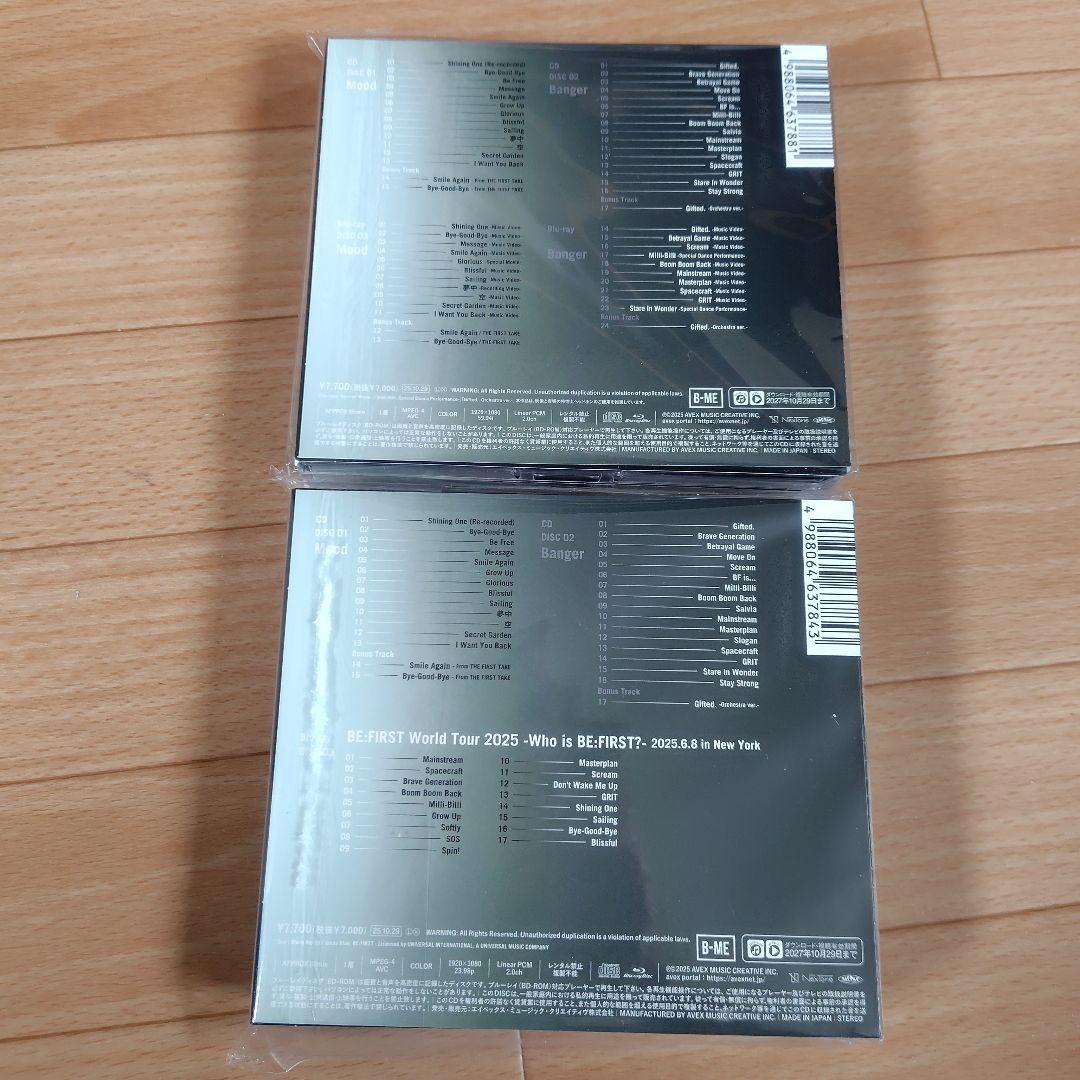 BE:FIRST 『BE:ST』LIVE盤 MV盤 Blu-ray