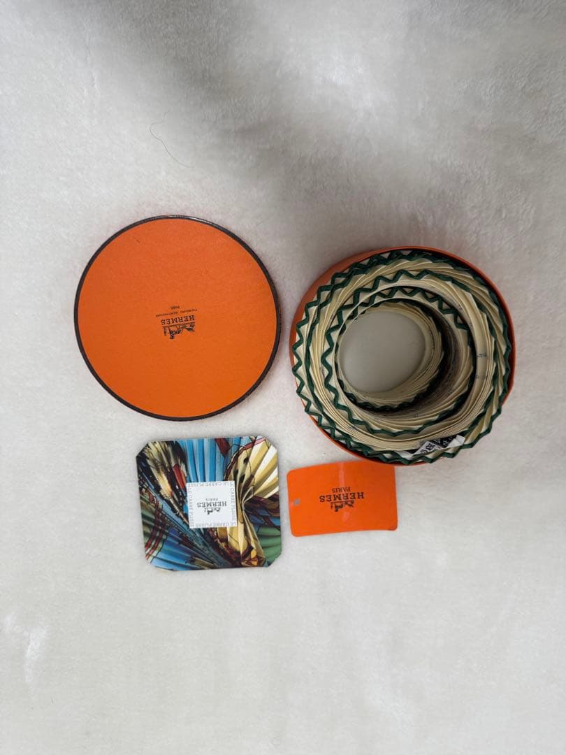 HERMES エルメス プリーツスカーフLINTRUS 侵入者