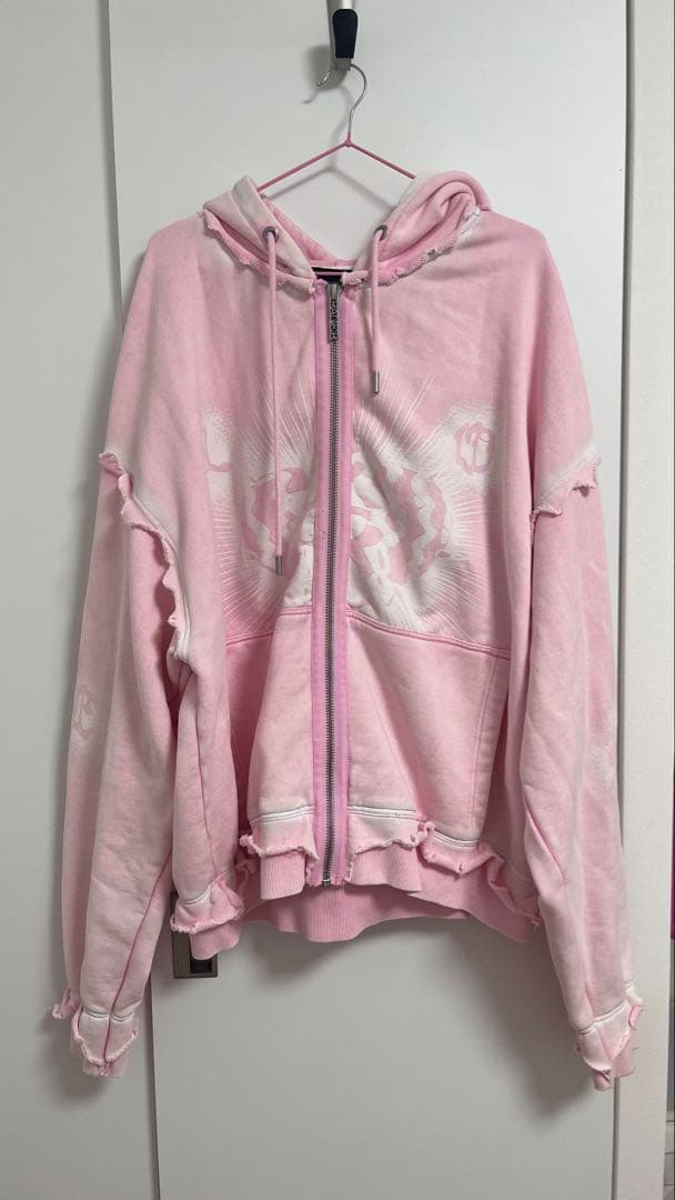トップス RACER WORLDWIDE Racer Tattoo Hoodie pink