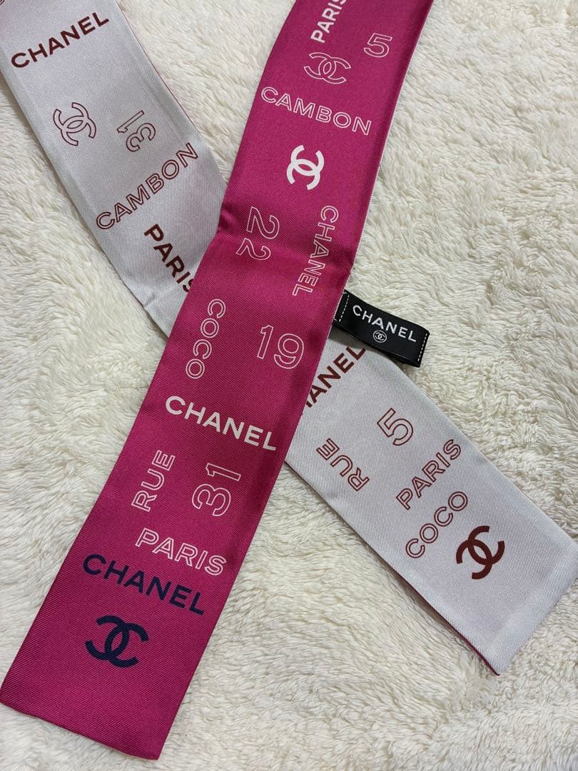 お値下げ 【新品】CHANEL/スカーフ、ツイリー、 バンダナ