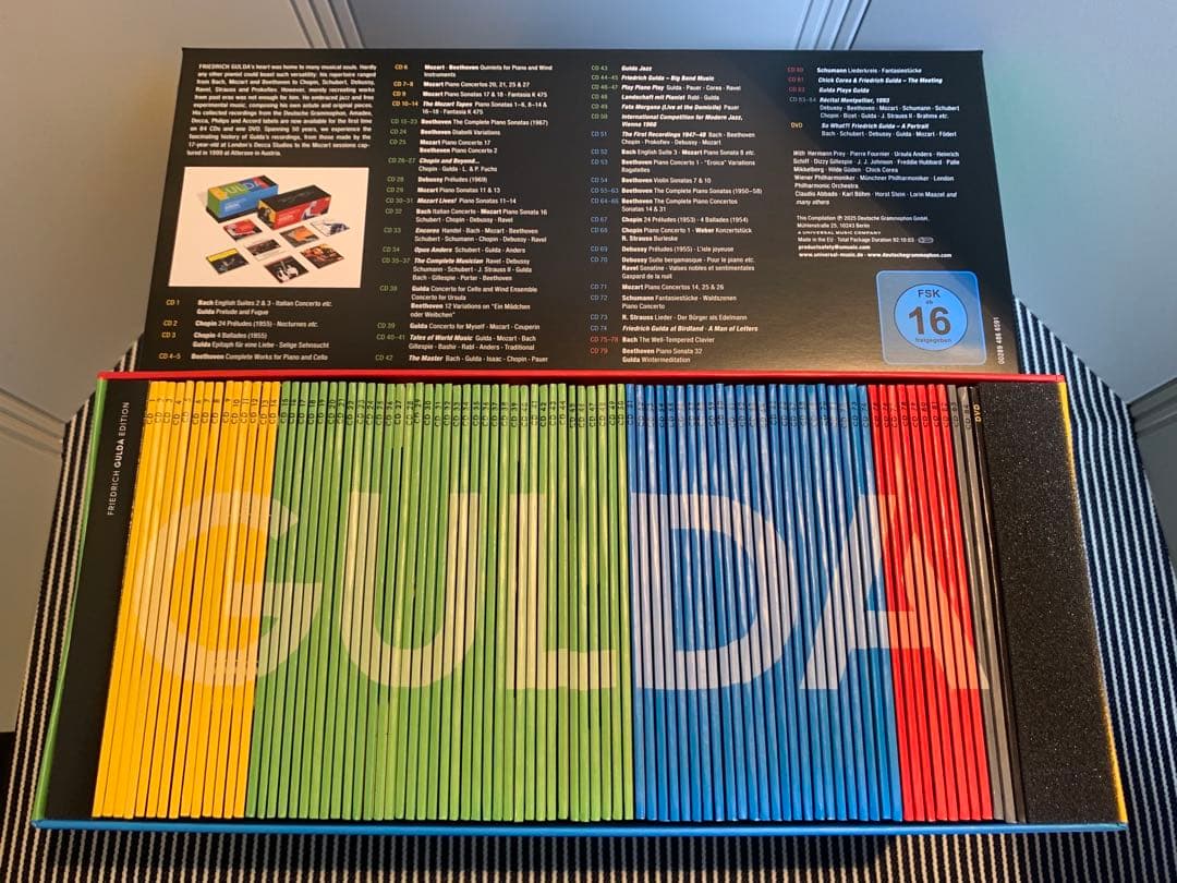 【美品】フリードリヒ・グルダ・エディション（84CD＋DVD) ピアノクラシック