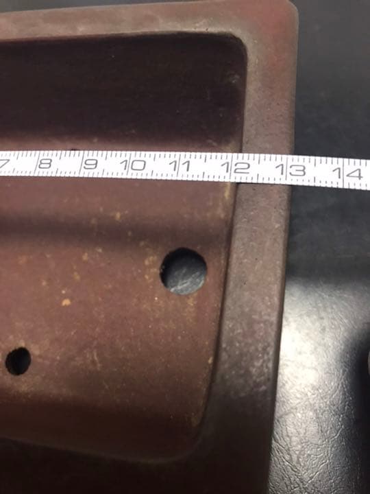 盆栽鉢　⑨時代山秋盆栽鉢ミニ盆栽鉢小品盆栽鉢13x10.5x4.7おまけミニ鉢付