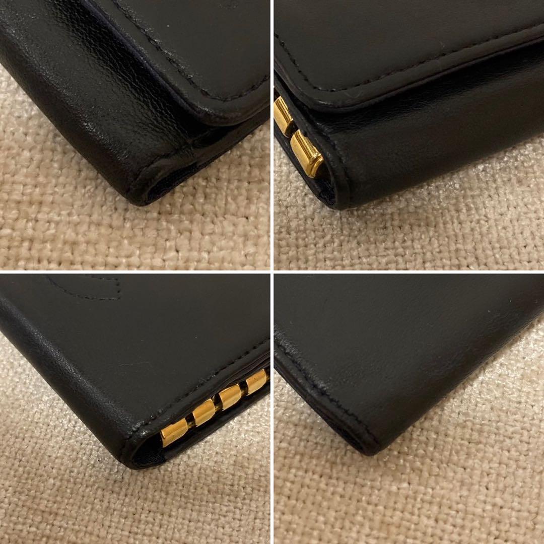 CHANEL ココマーク　キーケース 6連　黒 ラムスキン
